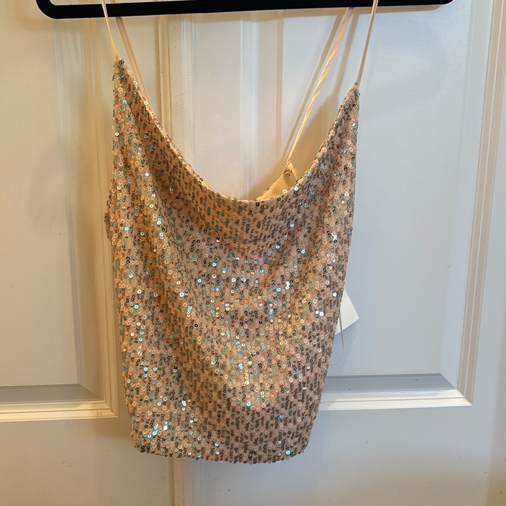 Sequin top